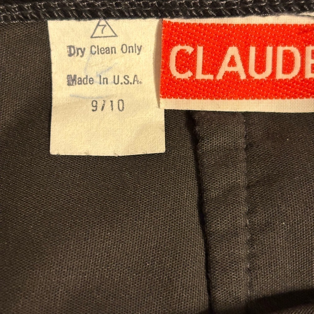 Women’s Vintage Claude velvet skirt size 9-10 - Picture 2 of 9